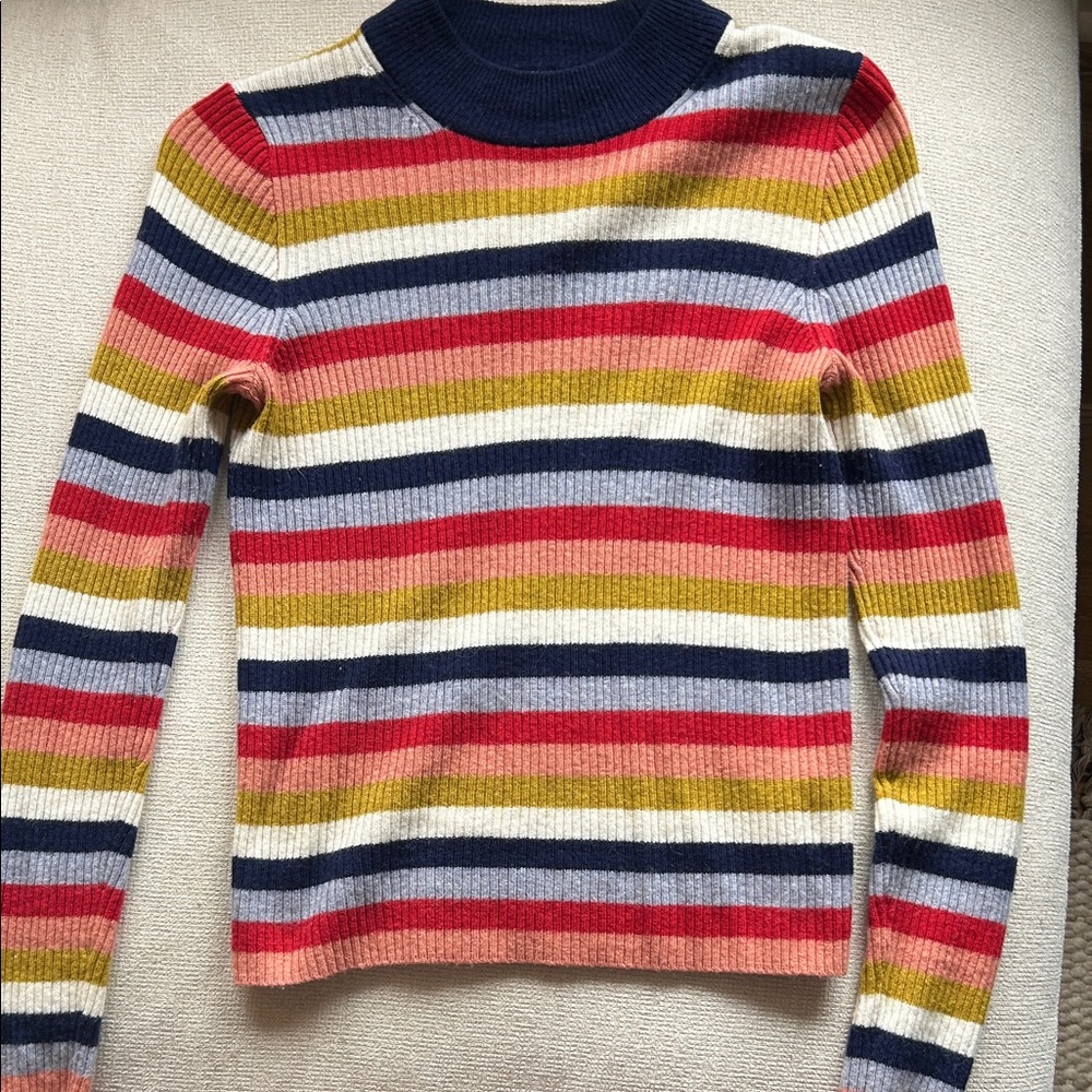 Striped Ribbed Madewell Sweater